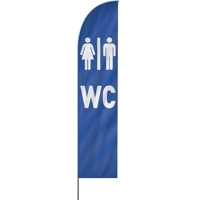 Straight | WC Toilette Beachflag 