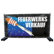 340 x 173 cm | Feuerwerksverkauf Bauzaunbanner (2166)