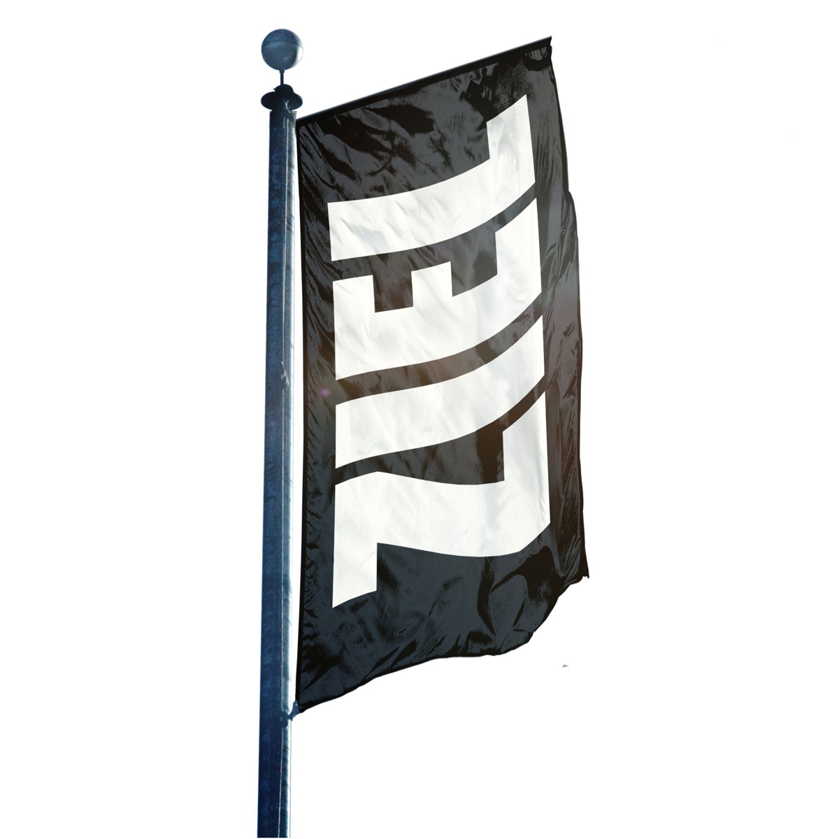Ziel schwarz Hissflagge Gartenfahne Werbefahne Fahne 5 Größen 
