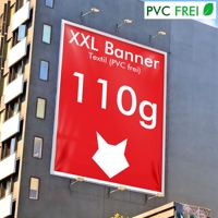 XXL Banner selbst gestalten, Textil Premium B1 (PVC frei)