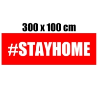 #stayhome, verschiedene Größen, Corona Banner