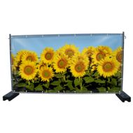 340 x 173 cm | Sonnenblumen Bauzaunbanner (3233)