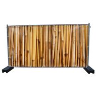 340 x 173 cm | Bambus Bauzaunbanner (3121)
