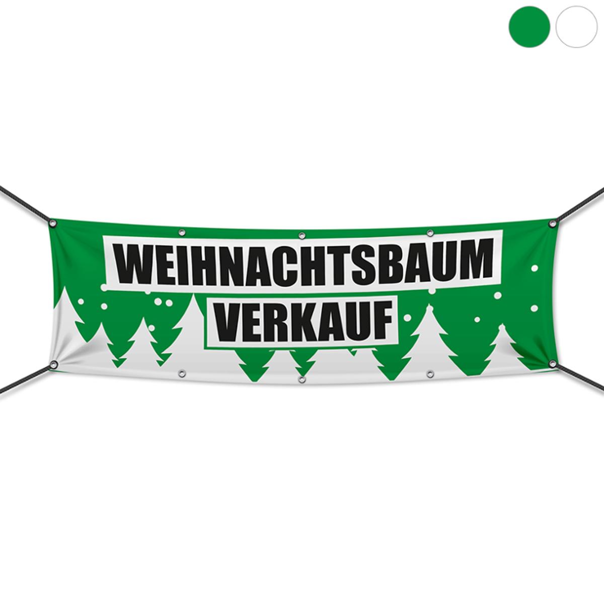 Weihnachtsbaumverkauf Werbebanner, Banner in 6 Größen (1733)