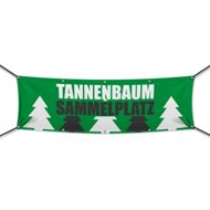 Tannenbaum Sammelplatz Werbebanner, Wunschformat (2804)