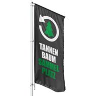 Tannenbaum Sammelplatz Hissflagge, Fahne in 6 Größen (2805)