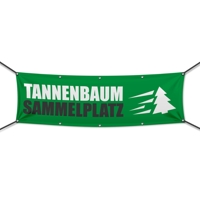 Tannenbaum Sammelplatz Werbebanner, Wunschformat (2806)