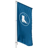 Fußschutz Hissflagge, Fahne in 6 Größen (2435)