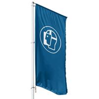 Gesichtsschutz Hissflagge, Fahne in 6 Größen (2437)