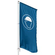 Kopfschutz Hissflagge, Fahne im Wunschformat (2440)