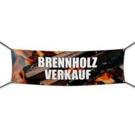 Brennholz Verkauf Werbebanner, Wunschformat (4128)