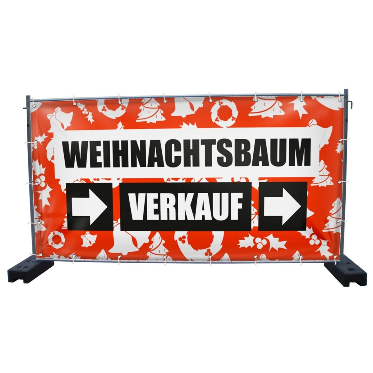 340 x 173 cm | Weihnachtsbaumverkauf Bauzaunbanner (2140)