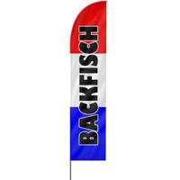 Backfisch Beachflag, 3 Modelle, 4 Größen (2342)