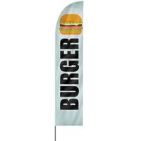 Burger Beachflag, 3 Modelle, 4 Größen (2647)