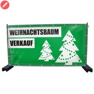 340 x 173 cm | Weihnachtsbaumverkauf Bauzaunbanner (2142)
